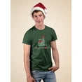 thumbnail image 2 of Storybook Style Xmas Cabin T-Shirt Men -Image by Shutterstock, Male Medium, 2 of 4