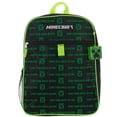 thumbnail image 2 of Minecraft Creeper 5 Piece Kids Backpack Set, 2 of 7