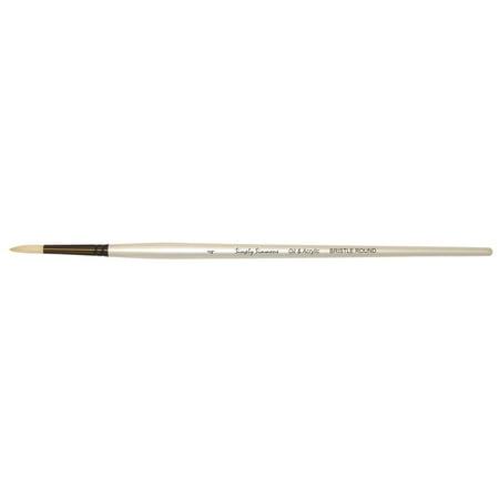UPC: 0038372014554 | Robert Simmons Simply Simmons Long Handle Brush Bristle Round 4
