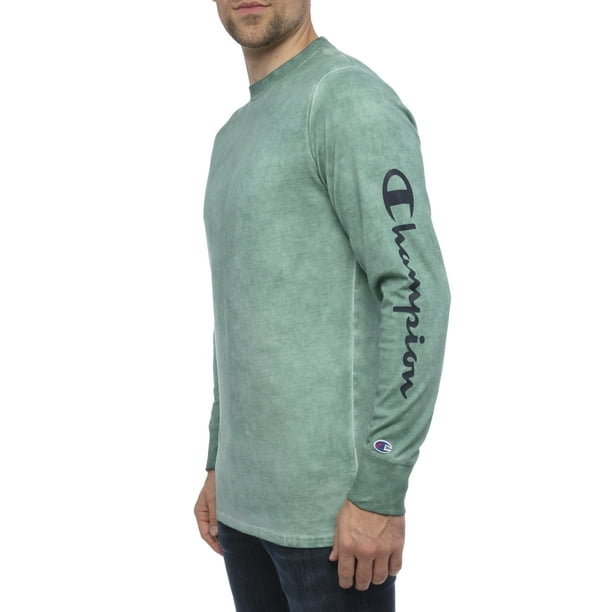 champion mens long sleeve t shirt