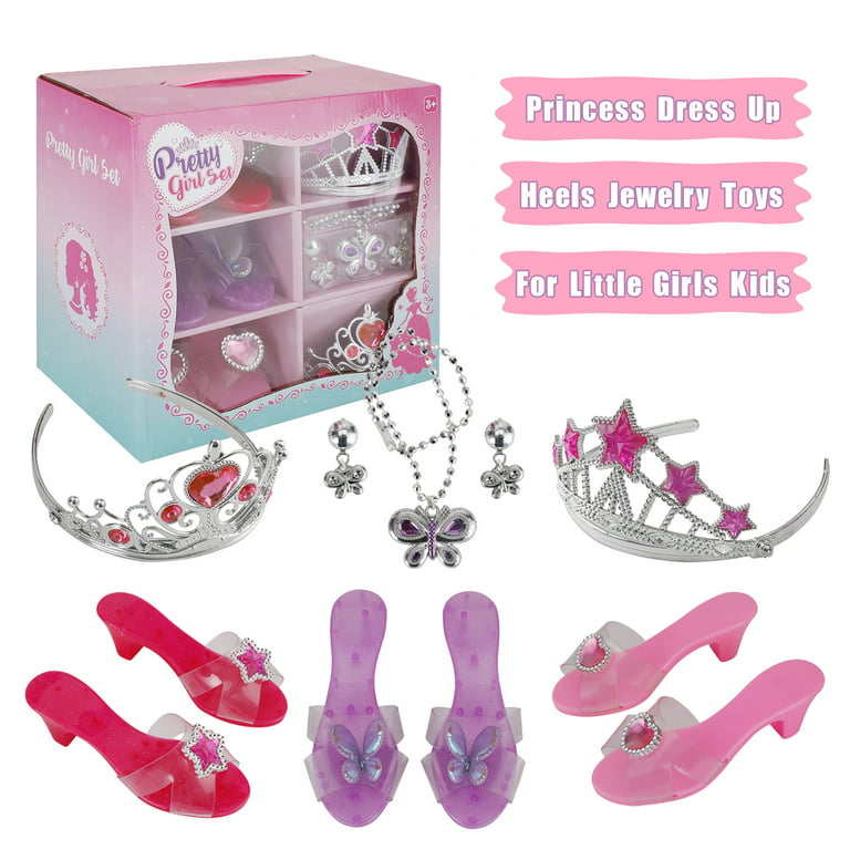 Gift Set for Girl Jewelry Making Kit Pretend Play Toy 5 6 7 8 9 10 11++  Year Old