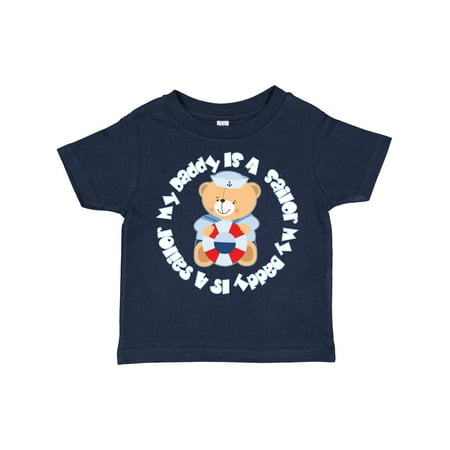

Inktastic My Daddy is a Sailor Boys Gift Toddler Boy Girl T-Shirt