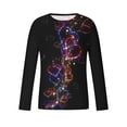 thumbnail image 4 of Lilgiuy New Valentine's Day Men's 3D Printing Long Sleeve T-shirt Fashion Casual Loose Round Neck Undercoat Top Blouses & Shirts Basic Large Tall, 4 of 5