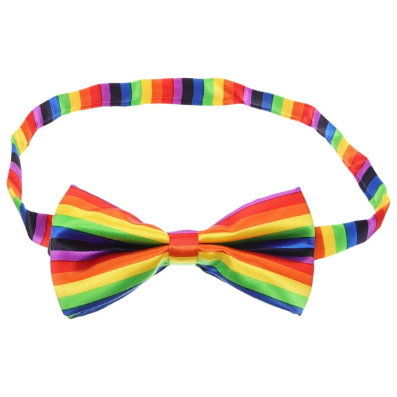 Rainbow Bow Tie Formal Bowtie Men Pre-tie Bow Tie Tuxedo Shirt Bowtie for Party
