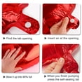 thumbnail image 5 of Globo digital Kelfuoya 30, número 30, lámina de mylar, color rojo, 1 m, 5 of 5