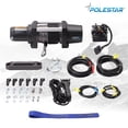 thumbnail image 4 of Polestar 5,500 lbs Electric Winch with Synthetic Rope, 12V DC 1.5 HP Motor Heavy-Duty Waterproof Electric Winch with Corded Control for ATVs, UTVs, Trucks and Utility Applications, 4 of 5