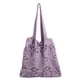 thumbnail image 3 of Bolso Mano Ahuecado para Mujer Con Lazo Ganchillo Al Aire Libre () Morado, 3 of 9