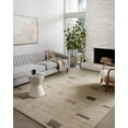 thumbnail image 3 of Loloi Bowery BOW-02 Slate / Taupe Geometric Area Rug 2'-3" x 7'-6", 3 of 7
