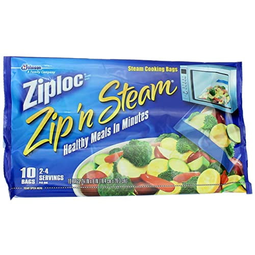 ZIPLOC Zip N STEAM BagMedium (Pack of 2)