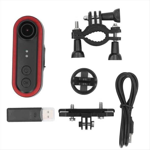 Cámara de Visión Trasera para Bicicleta, Luz Trasera, 3500 MAh, IPX6, Grabación en Bucle, Gran Angular de 150° para Conducción .