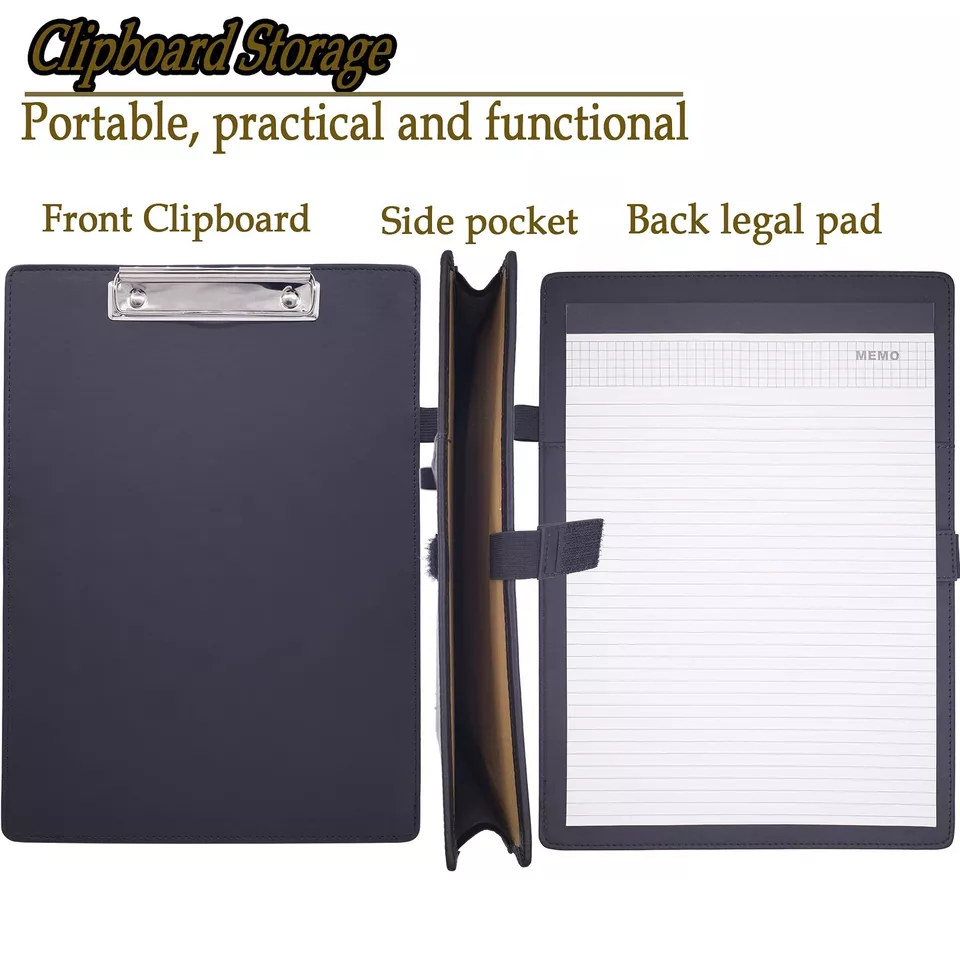Clipboard With Storage Clipboards With Pen Holder Clip Board With Storage Lea...