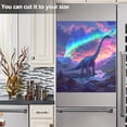 thumbnail image 4 of Dinosaur in Beautiful Sky Dishwasher Magnetic Refrigerator Magnet Cover Kitchen Art Panel Decal Sticker Home Decorative 23"x26", 4 of 6