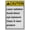 Warning Sign 3, variant on Industrial Caution Sign Laser Sign (Láser en funcionamiento) 8 in" x 12 in" UV Resistant Indoor Outdoor Workplace Industrial Caution Danger Warning SIgn