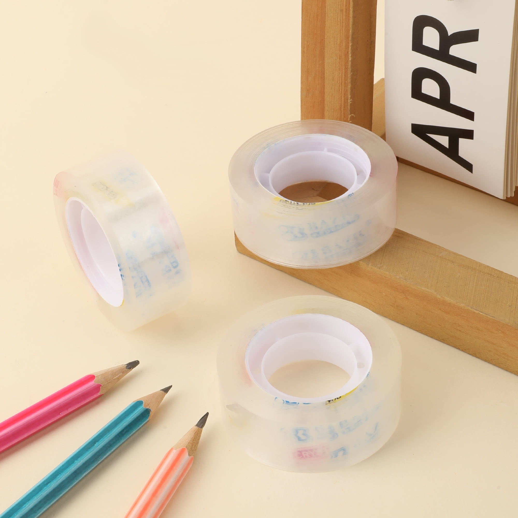 BAZIC Crystal Clear Tape Refill 3/4" X 1000", Glossy Finish, (3/Pack), 24-Pack