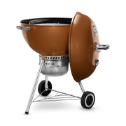 Weber Original Charcoal Grill, 22 Inch Premium Kettle Charcoal Grill, Copper