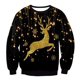 thumbnail image 1 of Suéteres de Navidad feos, jerséis verdes con estampado divertido en 3D, sudadera para fiesta navideña, cumpleaños y Navidad, 2023, 1 of 4
