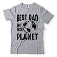 thumbnail image 5 of Best Dad On This Planet Shirt Dad Shirts Fathers Day Gift T Shirt Father Shirts Gift For Men (Large Navy Blue), 5 of 6