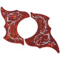 thumbnail image 1 of 2Pcs Acoustic Guitar Pickguard Pick Guards Self Adhensive Replacement Parts Scratch Plate Fits for 41" Guitar, 1 of 5