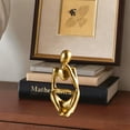 thumbnail image 5 of LAMIRO The Thinker Sculpture,Resin Figurine and Classic Statue for Home Decor.Ideal for Bookshelf,Coffee Table,Shelf Knick Knacks,Office & Living Room Gift for Adults, 5 of 7