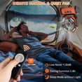 thumbnail image 4 of Portable Fan Rechargeable - 20000mAh   Fan with LED Lantern Portable Outdoor Tent Fans with Remote,Hook,Timer, 4 Speeds for Camping Tent Bedroom  Fishing Table, 4 of 6