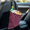 thumbnail image 4 of Yuyamidu Pink Leopard Print Car Garbage Bag Collapsible Car Trash Bag Portable Car Storage Package Bags Auto Decor Accessories Waterproof Car Trash Can, 4 of 7