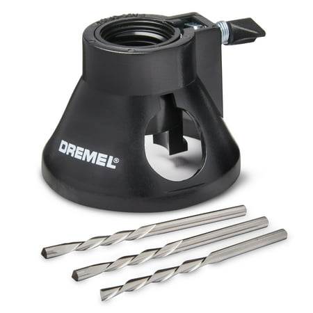 Dremel 565 1/8" Multipurpose Rotary Tool Spiral Guide Cutting Attachment Kit with Cutting Guide and 3 Accessories, For Cutting Wood, Plastic, Fiberglass, Drywall, Aluminum and Vinyl Siding