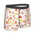 thumbnail image 4 of Uemuo Cute Cartoon Mushrooms Pattern Men's Boxer Briefs,Trunk Anti-Chafing,Comfortable, Durable, and Stylish Underwear-Small, 4 of 9