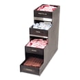 thumbnail image 2 of Vertiflex Narrow Condiment Organizer, 4 Shelves, 8 Compartments, Black, 2 of 4