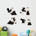 thumbnail image 1 of Aikido Wall Decal by Wallmonkeys Peel and Stick Graphic (48 in W x 35 in H) WM331445, 1 of 4