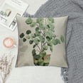 thumbnail image 2 of Nawypu  Green Plants Decorative Throw Pillow Covers, Green Leaves Throw Cushion Case,Double-Side Printed Pillowcases for Sofa and Living Room, 20x20 Inches, 2 of 5