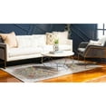 thumbnail image 6 of Unique Loom Voce Austin Rug Light Gray/Blue 9' x 12' 2" Rectangle Border Vintage Perfect For Living Room Bed Room Dining Room Office, 6 of 7
