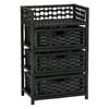 Household Essentials Paper Rope 3-Drawer Chest