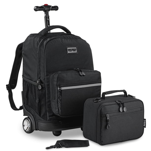 Mochila con ruedas + Lonchera SQbags Jworld Grande Escolar o de Viaje