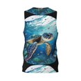 thumbnail image 2 of Rocae Watercolor Turtle4 for Men's Basketball Jersey Lightweight and Breathable Athletic Tank Top,Quick-Drying Sports Jersey, 2 of 9