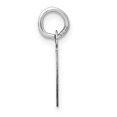 thumbnail image 2 of Diamond2Deal 14K Pendentif Initial Lettre P en Or Blanc pour Femmes, 2 of 6