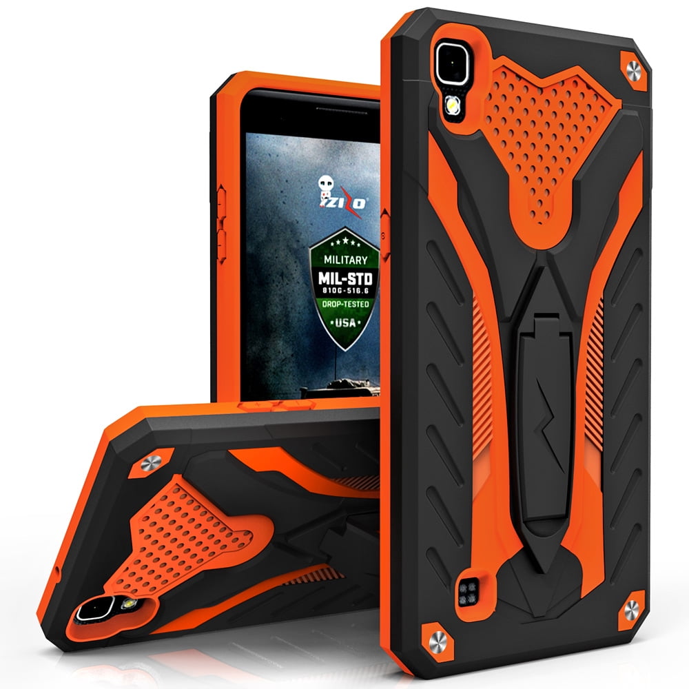 Zizo STATIC Series compatible with LG X Tribute HD Case Military Grade ...