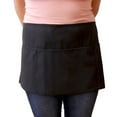 thumbnail image 7 of Arkwright 3-Pocket Waist Apron (Bulk Case of 48), 100% Soft Spun Polyester, For Restaurant Servers, Black, 7 of 7