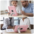 thumbnail image 3 of Funda para iPad SIBEITU para niños de 9,7 pulgadas con soporte rosa de 5.ª y 6.ª generación, 3 of 8