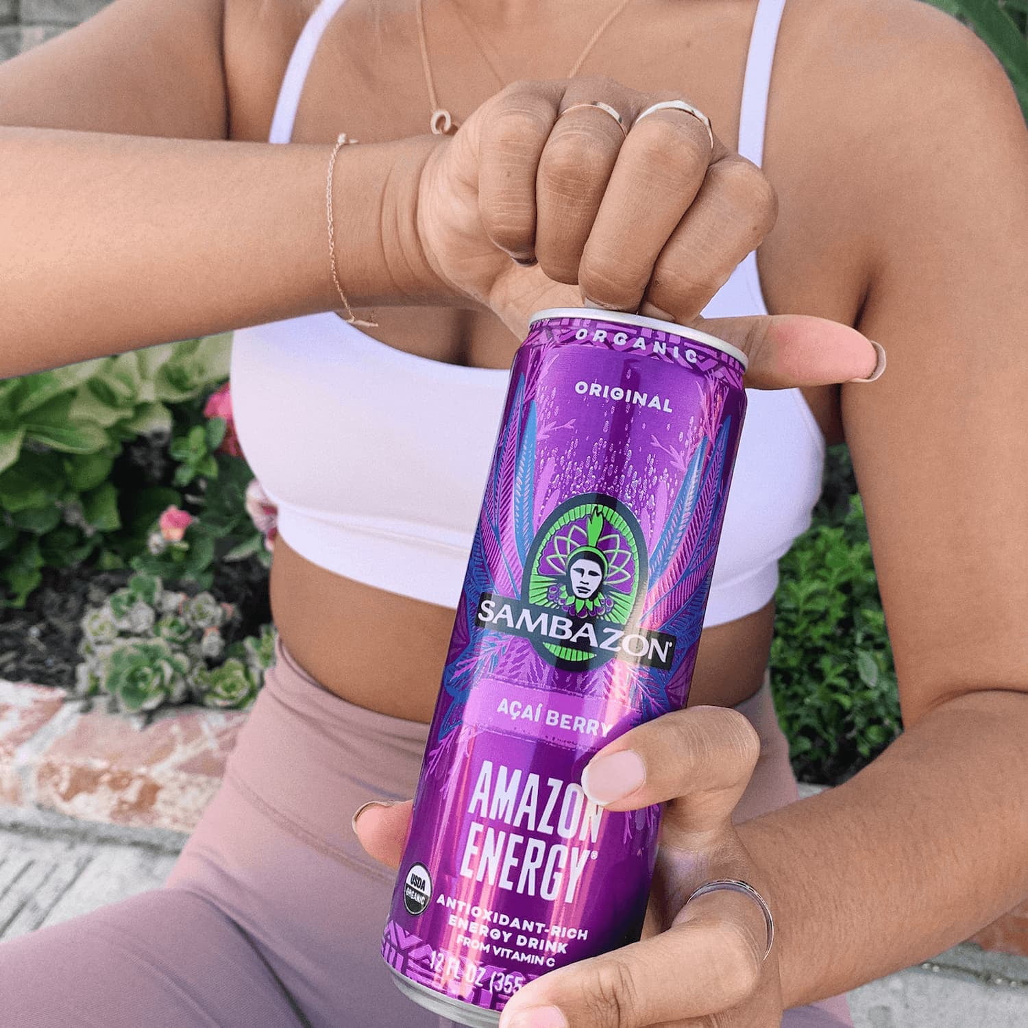 Pack of 12, Sambazon Original Açaí Berry Amazon Energy Drink, 12 fl oz