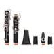 thumbnail image 4 of Clarinete LADE Clarinete ABS 17 Bb Plana Soprano Binocular Clarinete con Trapo de Limpieza Guantes 10 Cañas Destornillador Reed Caja del Instrumento de Viento de Madera Tomshoo Clarinete, 4 of 6
