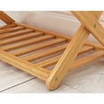 thumbnail image 5 of 3-Layer Shoe Place, Folding Shoe Place In Bamboo, Suitable for Home, Living Room, Balcony 40 Cm Length, 5 of 5