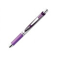 thumbnail image 5 of Pentel® EnerGel™ Retractable Liquid Gel Pens, Medium Point, 0.7 mm, Silver Barrel, Violet Ink, Pack Of 12, 5 of 10