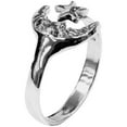 thumbnail image 1 of Moon & Star Wrap - Silver Ring - 14, 1 of 1