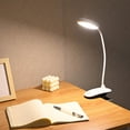 thumbnail image 2 of SLYNSHome Clip on Lamp for Desk LED Eye Protection Reading Lights with 3 Brightness Level Table Top Gooseneck Lamps Bedroom Night Light Home Decoration, 2 of 6