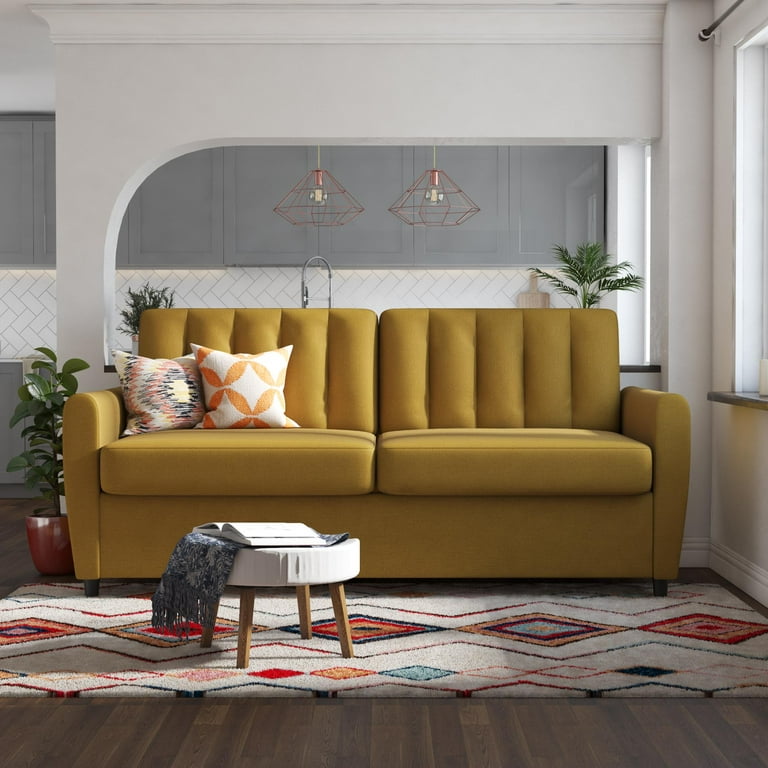 Novogratz brittany sleeper sofa with memory foam mattress hotsell