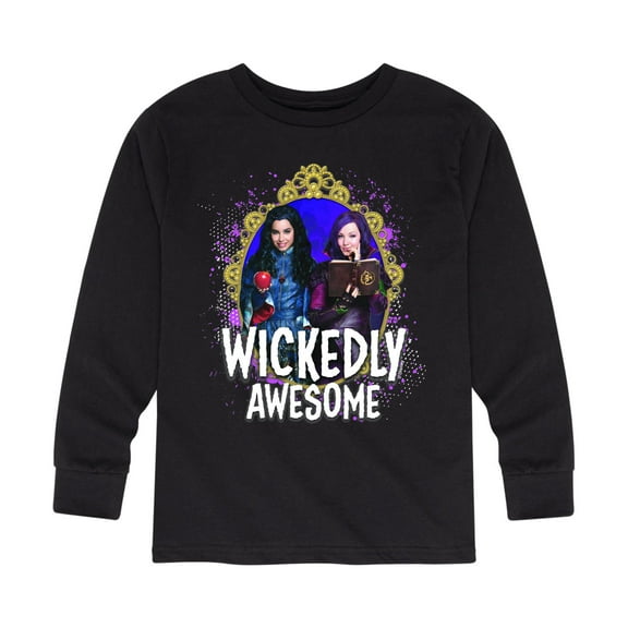Descendants - Wickedly Awesome - Toddler And Youth Long Sleeve Graphic T-Shirt