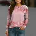 thumbnail image 5 of Christmas Sweatshirts For Women Round Neck Casual Long Sleeve Pullover Tops Winter Clothes, 5 of 9