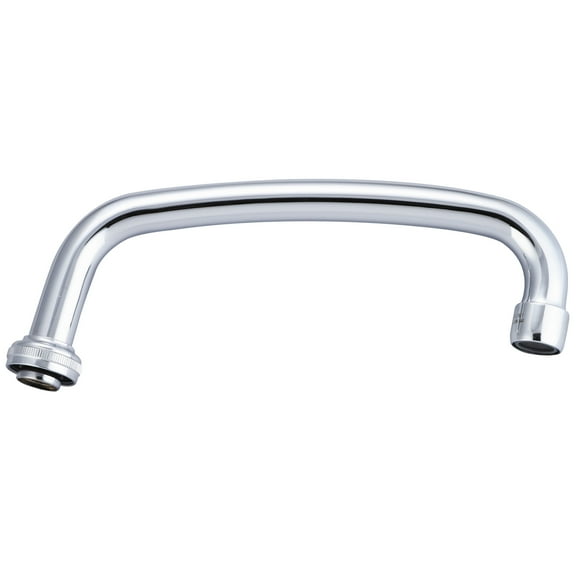Central Brass 8'' Swivel Tube Spout with Aerator