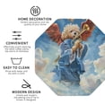 thumbnail image 3 of Gaeub Dog Angel Ascension Print 4 Pcs Leather Coasters for Drinks ,Drink Coasters Sets,Drink Table Cup Coasters for Living Room Kitchen Coffee Decor-Octagon, 3 of 6