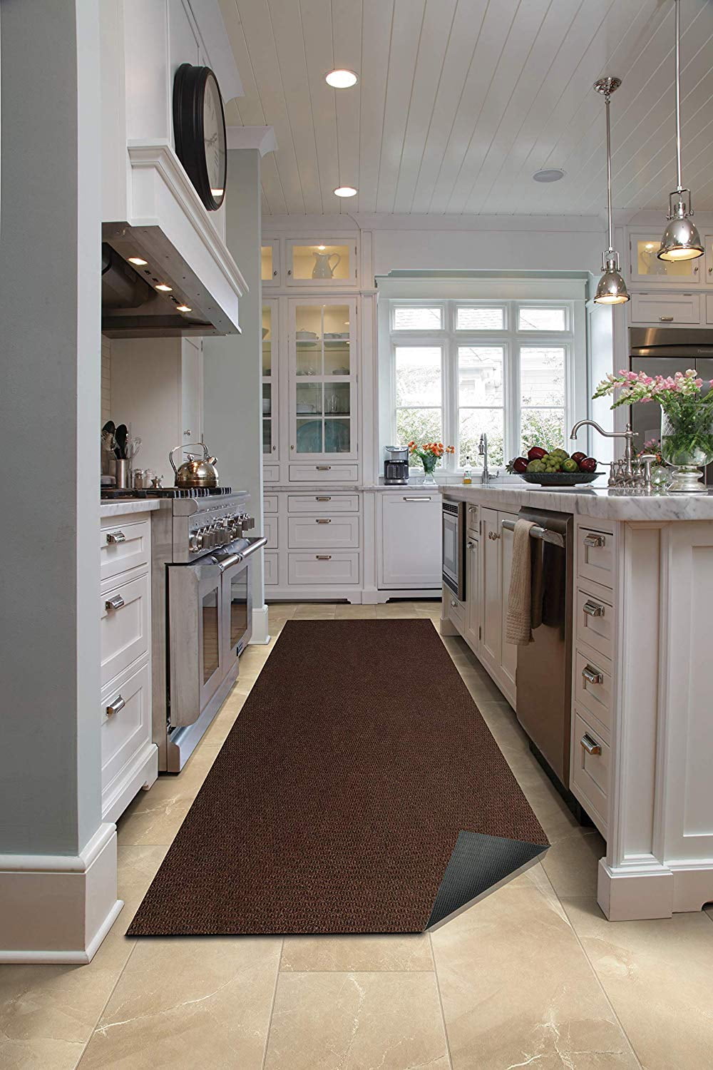 Durable Rubber Door Mats Runners And Rugs Heavy Duty Doormat Indoor Outdoor Easy Clean For Entry Garage Patio Foyers Laundry Kitchen High Traffic Areas Color Brick Walmart Com Walmart Com